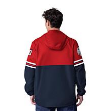Officially Licensed NFL Men's Batter Up Hooded Pullover Jacket by Glll