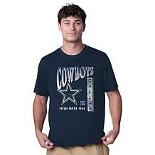 Officially Licensed NFL Men's Black Label Short-Sleeve Tee - Cowboys