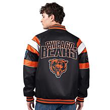 Officially Licensed NFL Men's Faux Leather Varsity Jacket by Glll