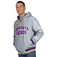 Officially Licensed NFL Men's Reversible Full-Zip Hooded Jacket