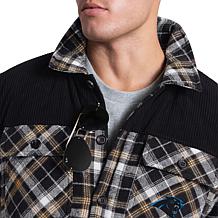 Officially Licensed NFL Men's Transitional Plaid Shirt Jacket by Glll