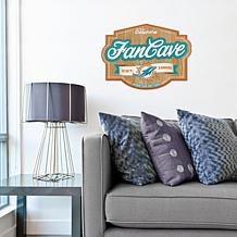 Officially Licensed NFL Miami Dolphins Fan Cave Sign