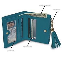 Officially Licensed NFL Miami Dolphins Mini Organizer Wallet