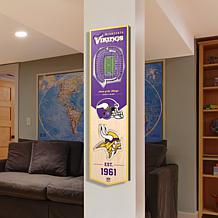 Officially Licensed NFL Minnesota Vikings 3D Stadium Banner