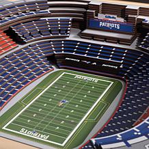 Officially Licensed NFL New England Patriots StadiumView 3D Wall Art