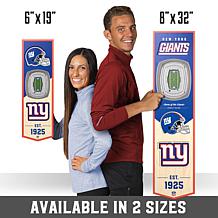 Officially Licensed NFL New York Giants 3D Stadium Banner