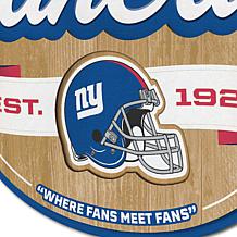 Officially Licensed NFL New York Giants Fan Cave Sign