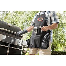 Officially Licensed NFL Picnic Time Apron Tote Pro Grill Set Bears