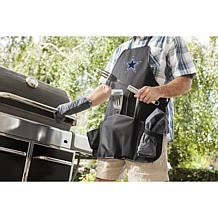 Officially Licensed NFL Picnic Time Apron Tote Pro Grill Set Cowboys