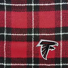 Officially Licensed NFL Plaid Blanket Scarf - Atlanta Falcons 