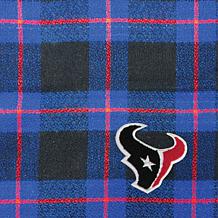 Officially Licensed NFL Plaid Blanket Scarf - Houston Texans 
