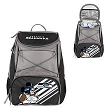 Officially Licensed NFL PTX Backpack Cooler - Mickey Seattle Seahawks