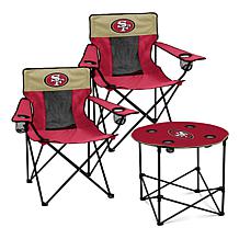 Officially Licensed NFL Tailgate Chair & Table Bundle
