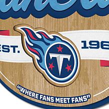 Officially Licensed NFL Tennessee Titans Fan Cave Sign
