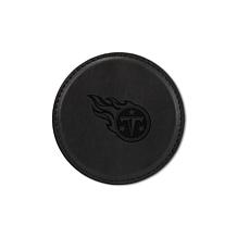 Officially Licensed NFL Titans Black Personalized Coaster 4pk