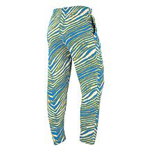 Officially Licensed NFL Unisex Pull-On Zebra-Print Knit Pant by Zubaz