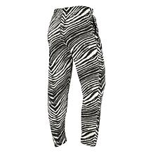 Officially Licensed NFL Unisex Pull-On Zebra-Print Knit Pant by Zubaz