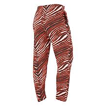 Officially Licensed NFL Unisex Pull-On Zebra-Print Knit Pant by Zubaz