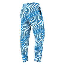 Officially Licensed NFL Unisex Pull-On Zebra-Print Knit Pant by Zubaz