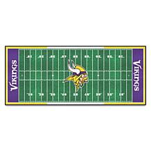 Officially Licensed NFL Vikings Field Runner Mat - 30" x 72"