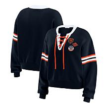 Officially Licensed NFL WEAR by Erin Andrews Lace Up Pullover Sweater