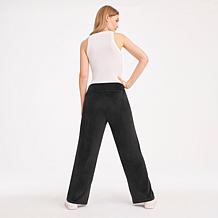 Officially Licensed NFL Women's Demi Velour Knit Pant by DKNY Sport