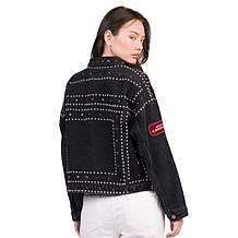 Officially Licensed NFL Women's Denim Studded Jacket by Glll