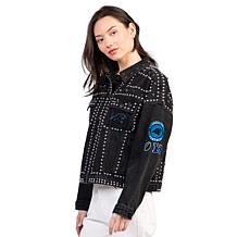 Officially Licensed NFL Women's Denim Studded Jacket by Glll