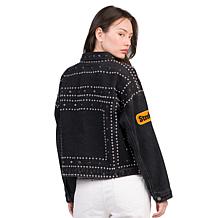 Officially Licensed NFL Women's Denim Studded Jacket by Glll