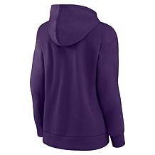 Officially Licensed NFL Women's Iconic Cotton Fleece Hoodie, Ravens