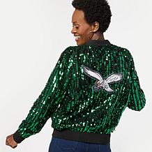 Officially Licensed NFL Women's Sequin Jacket from Fabgating by Cucé