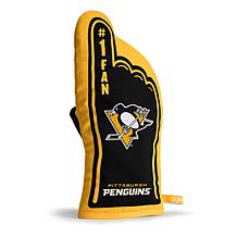 Officially Licensed NHL #1 Fan Oven Mitt - Pittsburgh Penguins