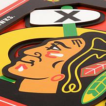 Officially Licensed NHL 3D Logo Series 12 x 12 Wall Art - Chicago