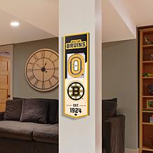 Officially Licensed NHL 6" x 19" 3D Stadium Banner - Boston Bruins