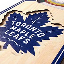 Officially Licensed NHL 6 x 19 3D Stadium Banner - Toronto Maple Leafs