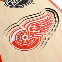 Officially Licensed NHL Joe Louis Detroit Red Wings 3D Stadium Banner
