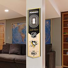Officially Licensed NHL Pittsburgh Penguins 3D Stadium Banner