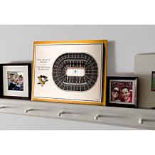 Officially Licensed NHL StadiumViews 3D Wall Art - Pittsburgh Penguins