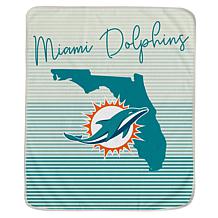 Miami Dolphins NFL Legends In History Fleece Blanket Quilt - Growkoc