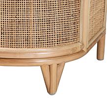 Oleta Natural Rattan Nightstand 21.3" W x 17.7" D x 24" H