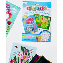 OOLY Foil-tastic Foil Art and Coloring Set Awesome Animals