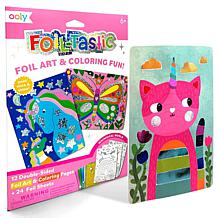 OOLY Foil-tastic Foil Art and Coloring Set Whimsical World