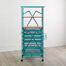 Origami 2-Tier Craft and Hobby Cart with Attachments