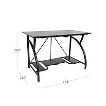 Origami Computer Desk - Black
