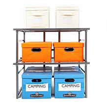 Origami Foldable Stackable Racks - 2-pack