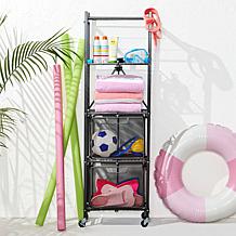 Origami Slim Pantry Rack with Drawers