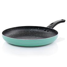 Oster Luneta 11.5" Aluminum Nonstick Frying Pan in Teal