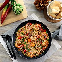 Oster Luneta 11.5" Aluminum Nonstick Frying Pan - Red