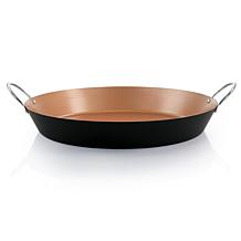 Oster Stonefire Carbon Steel Nonstick 16" Paella Pan, Copper