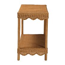Oteria Rustic Rattan Console Table 49.2" W x 20.1" D x 31.5" H